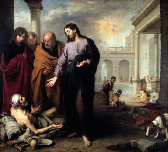 El milagro de la Piscina, Bartolome Esteban Murillo